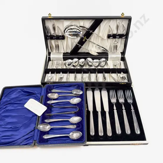 Three Assorted Boxed Cutlery Sets
