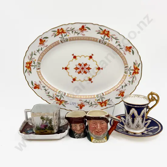 Coalport Fancy China Cup And Saucer together with Assorted