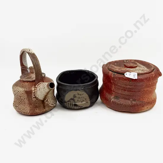 Two Elena Renker Pottery Pieces together with Other