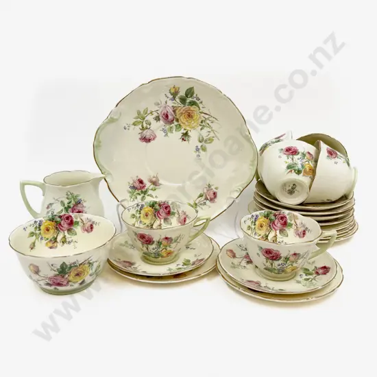 RD Moss Rose Part Tea Set
