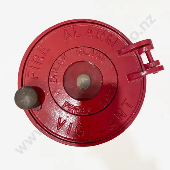 Vintage Wrought Metal Fire Alarm