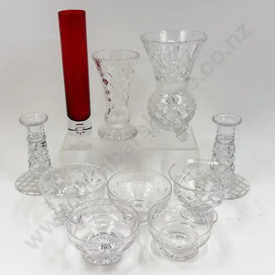 Small Quantity of Assorted Crystal and Glass Ware