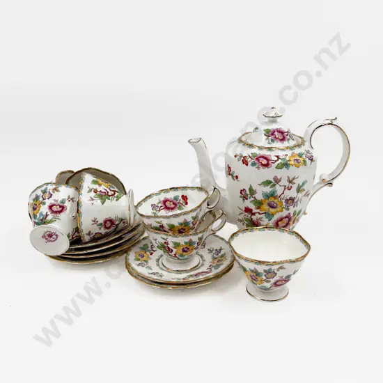 Hammersley "Mandalay" Pattern Part Tea Set