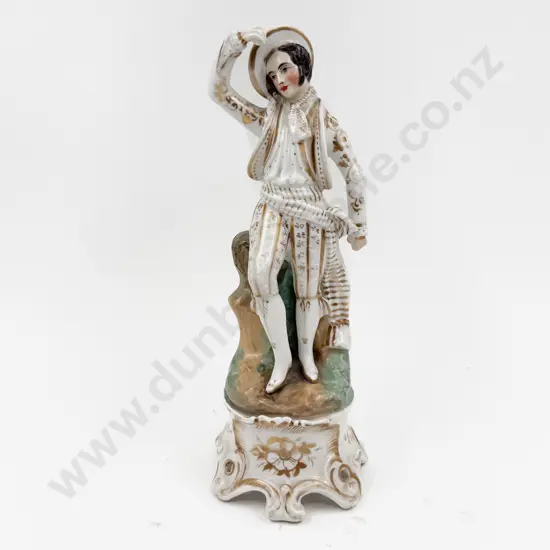 C19th German Porcelain Figure Of A Dandy