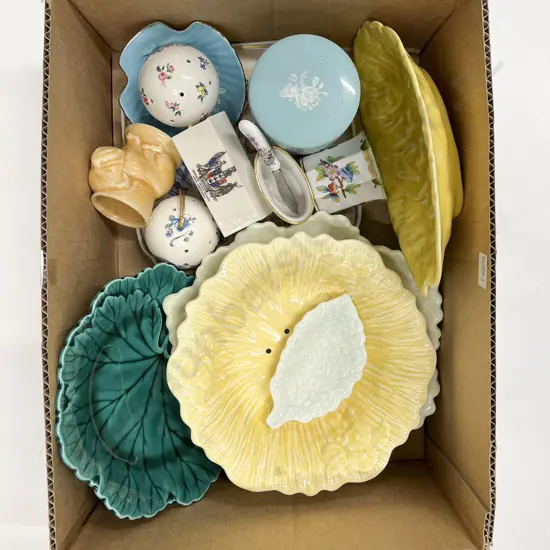 Box of Assorted China