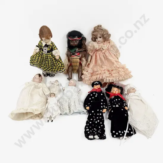 Seven Assorted Small Collectable Dolls