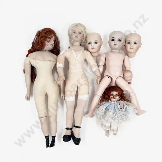 New Bisque Dolls for making and dressing (6)