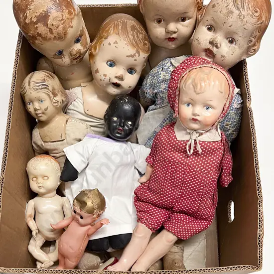 Collection Vintage C1930's NZ and Other Composition Dolls