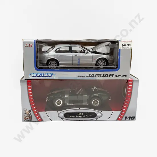 Two Two 1/18 Scale Jaguar and Cobra Models