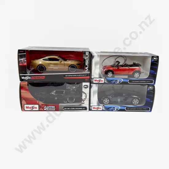 Boxed Four Maisto 1/24 Scale Models