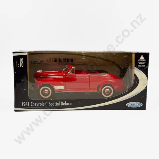 Boxed Welly 1/18 Scale Chevrolet Model
