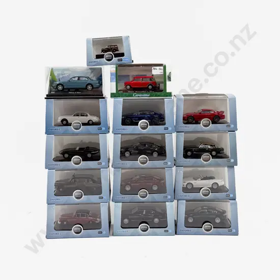 Boxed Oxford HO and N Railway Scale Model Vehicles (15)