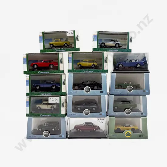 Boxed Oxford HO and N Railway Scale Model Vehicles (14)