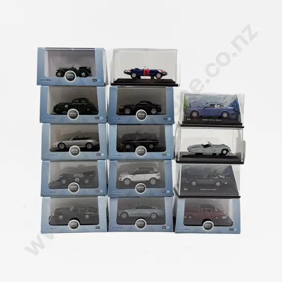 Boxed Oxford HO and N Railway Scale Model Vehicles (14)
