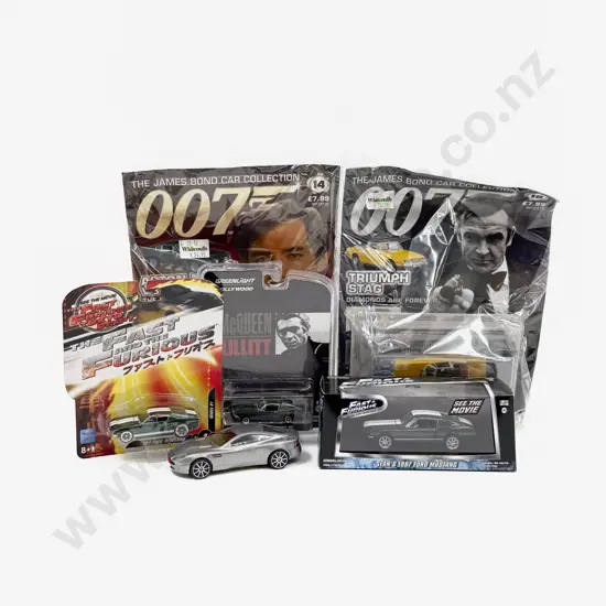 Boxed Various Manufacture Bond and Other Film Vehicles (6)