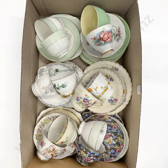 Box of Assorted Fancy China