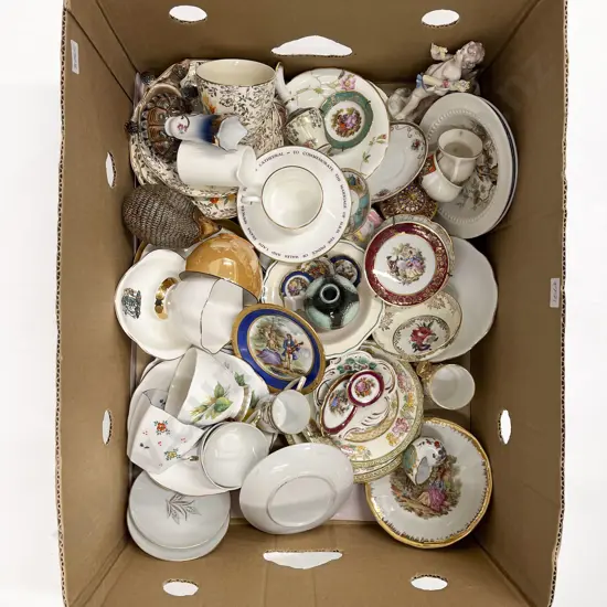 Box of Assorted Fancy China