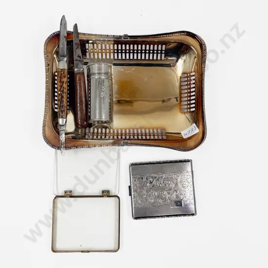 Quantity of Assorted Including Cig. Cases and Pocket Knives etc