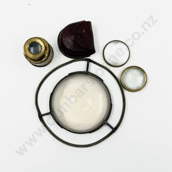 Four Assorted Vintage Magnifiers/Lenses