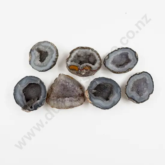 Seven Assorted Crystal Rock Formations