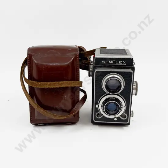 Semflex Vintage Camera with Case