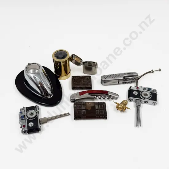 Qty of Assorted Vintage Lighters etc