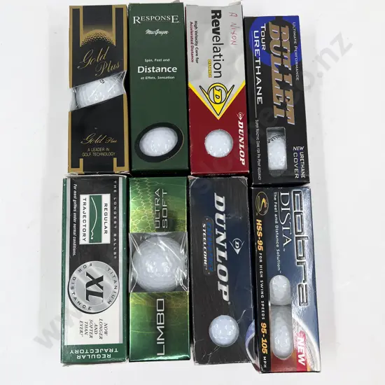 Eight Packs of Three New Golf Balls