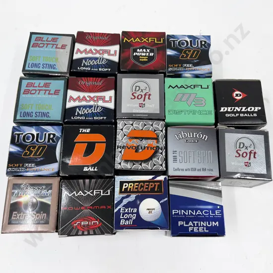 Eighteen New Golf Balls