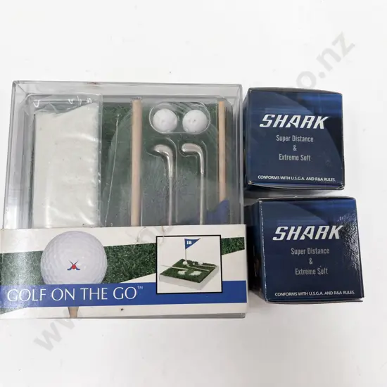 Two New Golf Balls and Golf on the Go