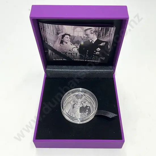 NZ Unopened 2017 Platinum Wedding Silver Proof Coin