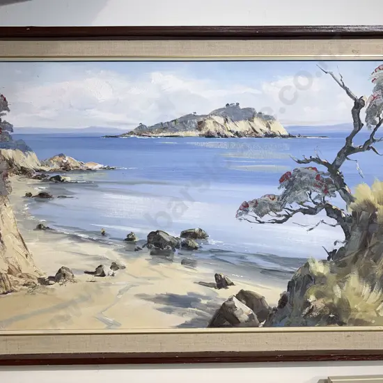 Aston Greathead - Hauraki Gulf - Oil on board