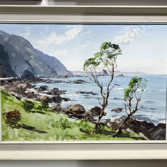 Aston Greathead - Kaikoura Coast - Oil on board