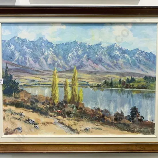 Aston Greathead - Remarkables - Oil on board