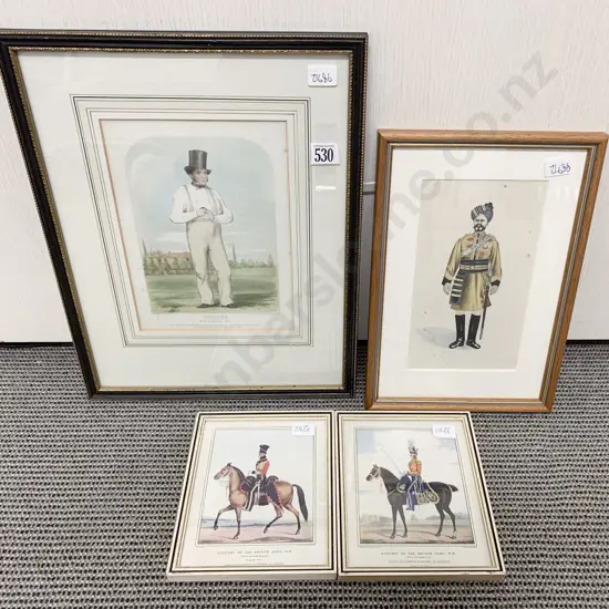 Four Assorted Historical Prints