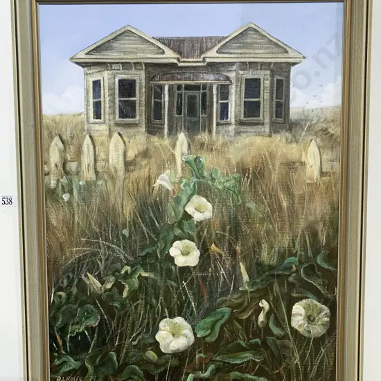 Raemon Rolf - Architectural Study - Oil on board