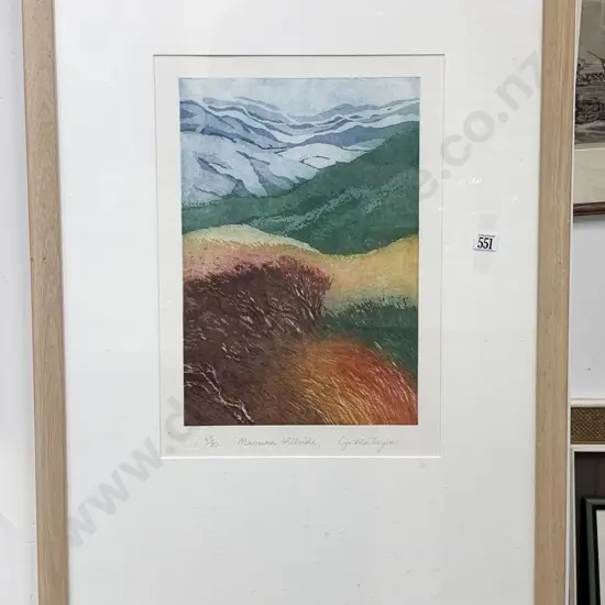 Cynthia Taylor - Manuka Hillside - Ltd Ed Print