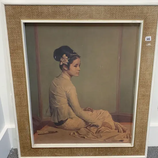 After Sir Gerald Kelly - Retro Print The Yellow Tamein