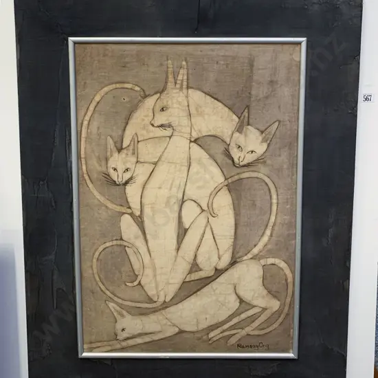 Ramsey Ong - Cat Study - Batik