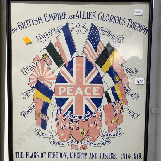 Vintage World Peace Poster