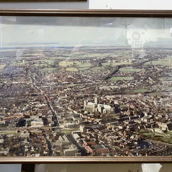 Framed Aerial Photograph