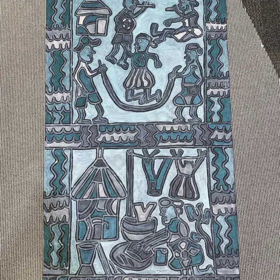 Unknown Artist - Pictorial Wall Hanging