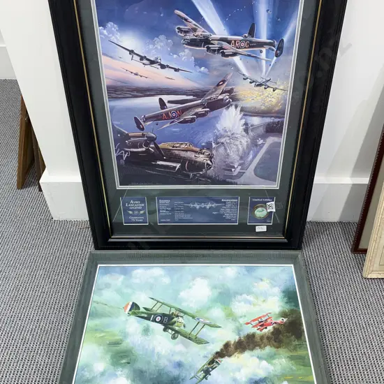 Tim Jenkins Ltd Ed Print Display together with Dom Wasley Oil