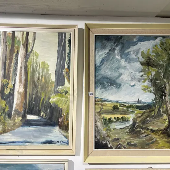 Two Molly O'Toole Oil Landscapes