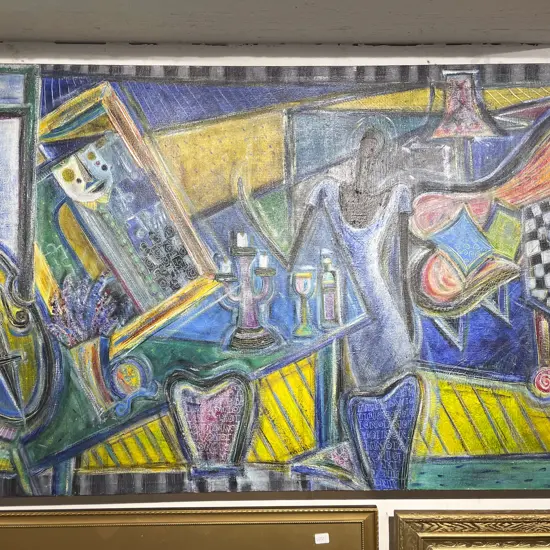 Von Bentley - Stylized Still Life - Acrylic on Canvas