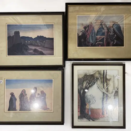 Four Assorted Framed Prints