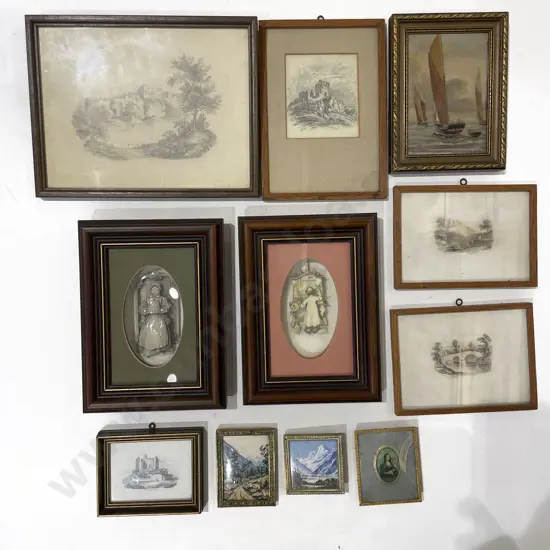 Box of Assorted Artworks