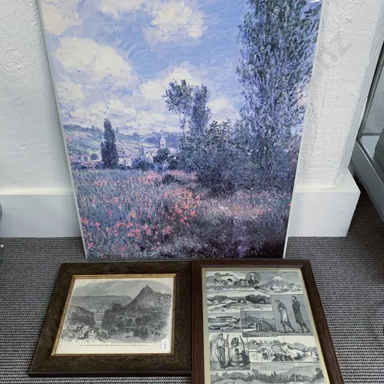 Two Vintage Prints and Other