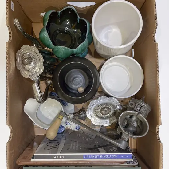 Box of Assorted Vases Etc