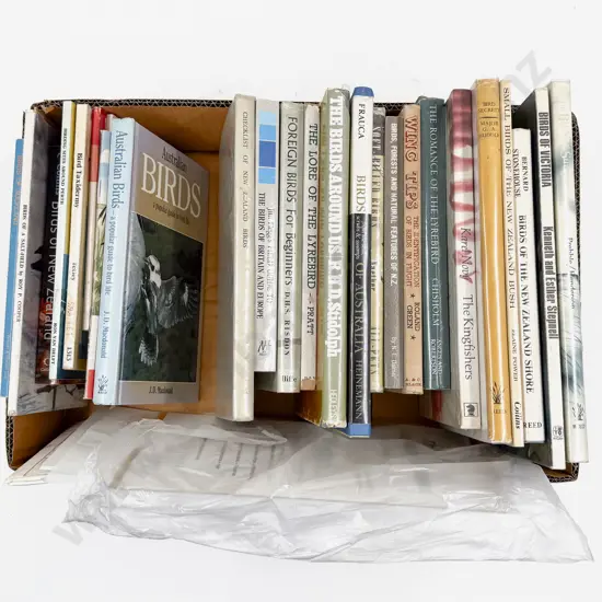 Box of Assorted Ornithological Reference