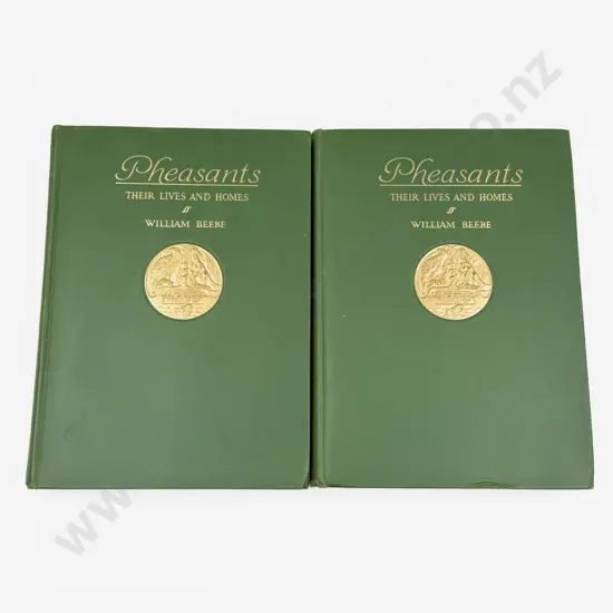 Pheasants - Their Lives and Homes - William Beebe - Vol I & II